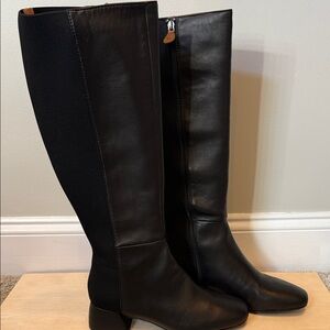 Gentle Souls by Kenneth Cole Black Knee-High Boots